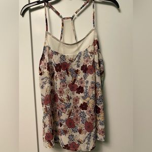 Spaghetti strap flowered top